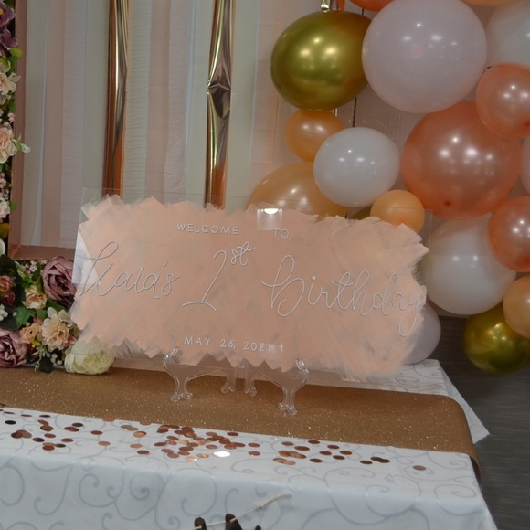 Personalized Acrylic Sign - Picture 3 of 4